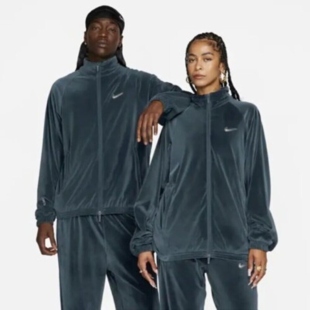 Nike x NOCTA Swarovski Velour Zip Up Jacket Mens Size Large